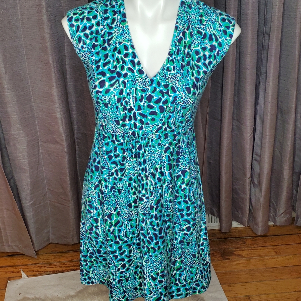 LILLY PULITZER THRILL OF THE CHASE DRESS - SZ M